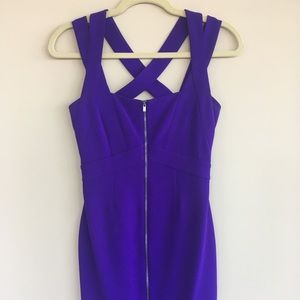 DVF Blue ZIP-Front Dress, Worn Once